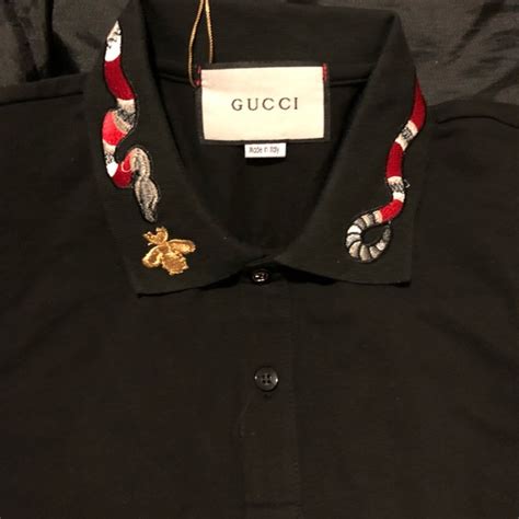 gucci snake shirt fake|gucci polo snake collar.